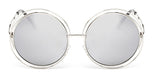 Oversized lens Mirror  Sunglasses Women