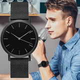 Men Full Steel Watch Mens