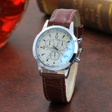 Leather strap Mens Watches
