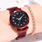 Women Watches Starry Sky Magnetic