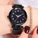 Women Watches Starry Sky Magnetic