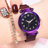 Women Watches Starry Sky Magnetic