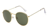Retro oval sunglasses Men