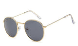 Retro oval sunglasses Men