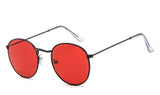 Retro oval sunglasses Men