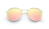 Retro oval sunglasses Men