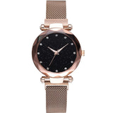 Diamond Rose Gold Women Watches