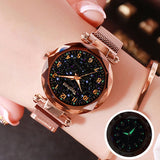 Magnetic Starry Sky Women Wrist Watch