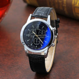 Faux Leather Mens Watches