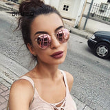 Vintage Oval Sunglasses Women