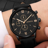 Faux Leather Mens Watches