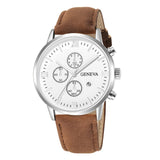 Faux Leather Mens Watches