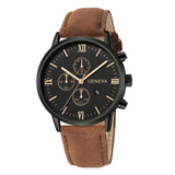 Faux Leather Mens Watches
