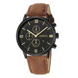 Faux Leather Mens Watches