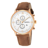 Faux Leather Mens Watches