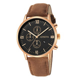 Faux Leather Mens Watches