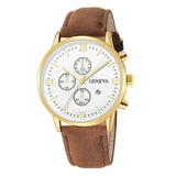 Faux Leather Mens Watches
