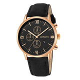 Faux Leather Mens Watches