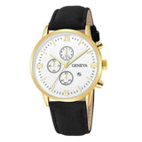 Faux Leather Mens Watches